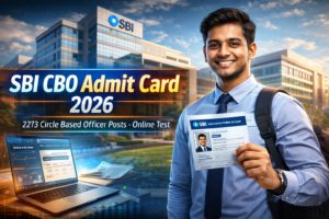 SBI Circle Based Officer Admit Card 2026 – Download CBO Online Exam Hall Ticket